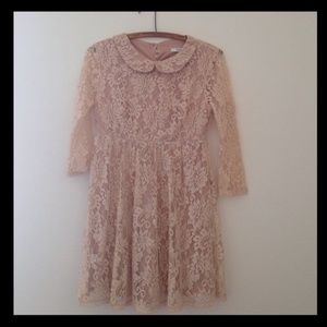Forever 21 Peter Pan Collar Lace Dress